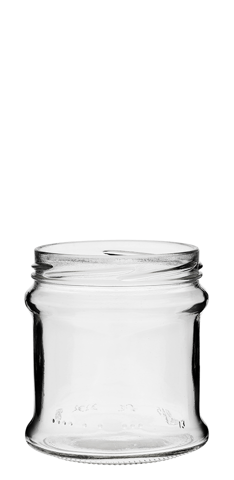 Profile jar 380ml 82TO Glass flint